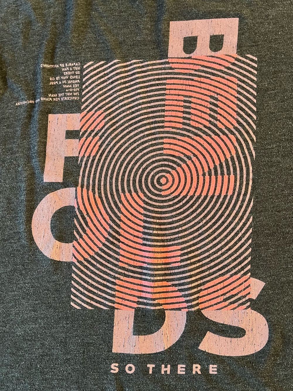 Ben Folds “So There” 2015 Graphic Band Tee